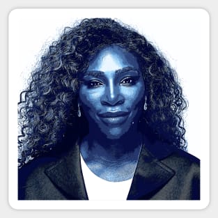 Serena Williams Portrait Sticker